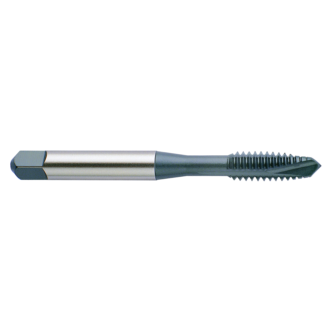 YG1 I2345 | UNF #10-32 Size x 4.93mm Shank x 13.49mm Thread Length x 60.45mm OAL H5 3 Flute TIN Coated HSS-E I2 Spiral Point Tap