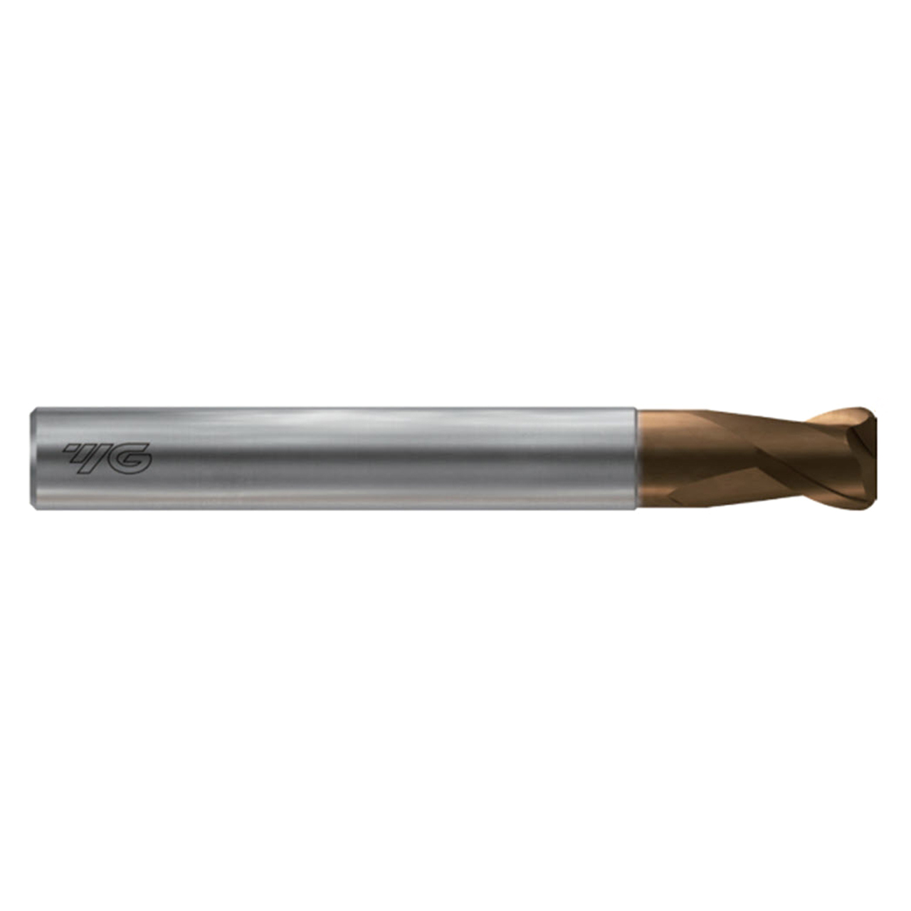 YG1 HPK15100 | 10.00mm Diameter x 10.00mm Shank x 12.00mm LOC x 25.00mm LBS x 75.00mm OAL x 0.20mm Radius x 35 Degree Helix Angle 2 Flute C-Coated Carbide HPK15 Corner Radius End Mill