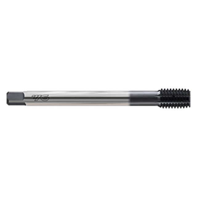 YG1 TRR11387GS | #12 - 28 Size x 0.220" Shank x 0.500" Thread Length x 3.150" OAL UNF H7 Bottoming Chamfer Type 5 Flute X Coated HSS-PM TRR11 Thread Forming Tap