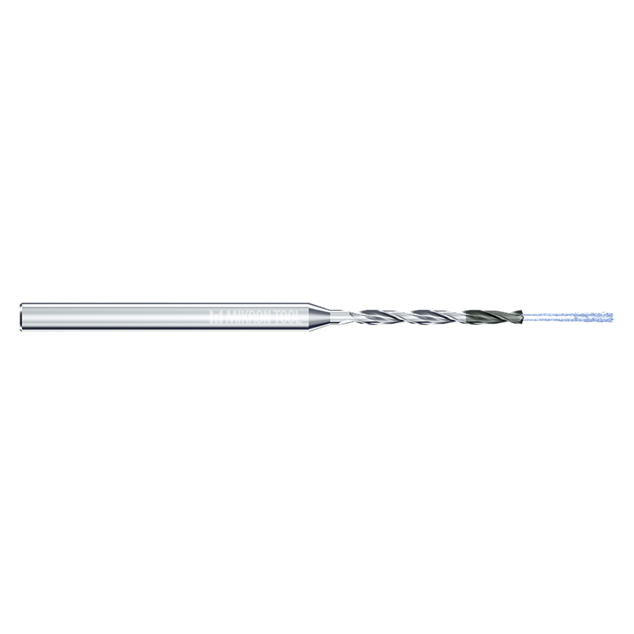 Mikron Tool 2.CD.100550.CS | CrazyDrill Cool 0.75 - 6.00mm Diameter Range x 6.00mm Shank x 55.00mm LOC x 113.50mm OAL 2 Flute eXedur RI/RIP Coated Pilot Drill