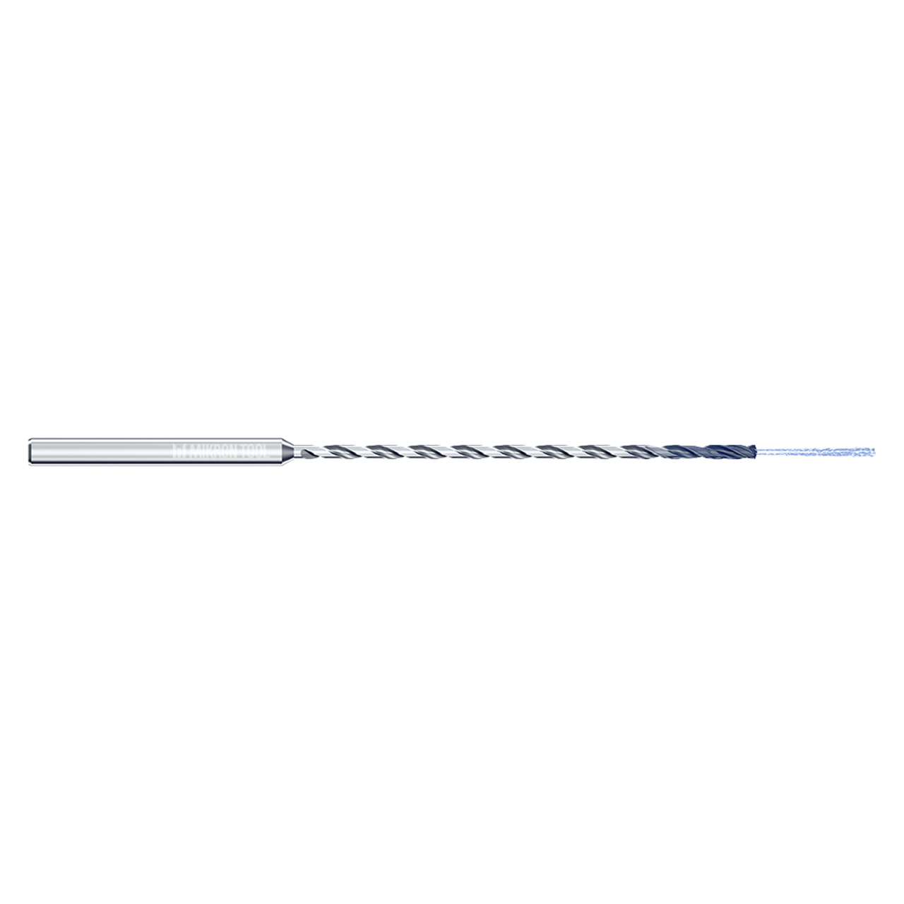 Mikron Tool 2.CD.300280.XL | CrazyDrill Cool XL 1.00 - 6.00mm Diameter Range x 4.00mm Shank x 84.00mm LOC x 131.00mm OAL 2 Flute eXedur SL Coated Pilot Drill