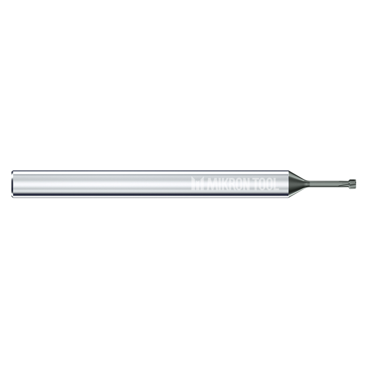 Mikron Tool 2.BC.03570090.1 | CrazyMill Chamfer 0.033" Size x 0.224" Head Diameter x 0.236" Shank x 0.945" LOC x 2.760" OAL x 90 Degree Chamfer Angle 6 Flute eXedur RIP Coated Back Chamfer Tool