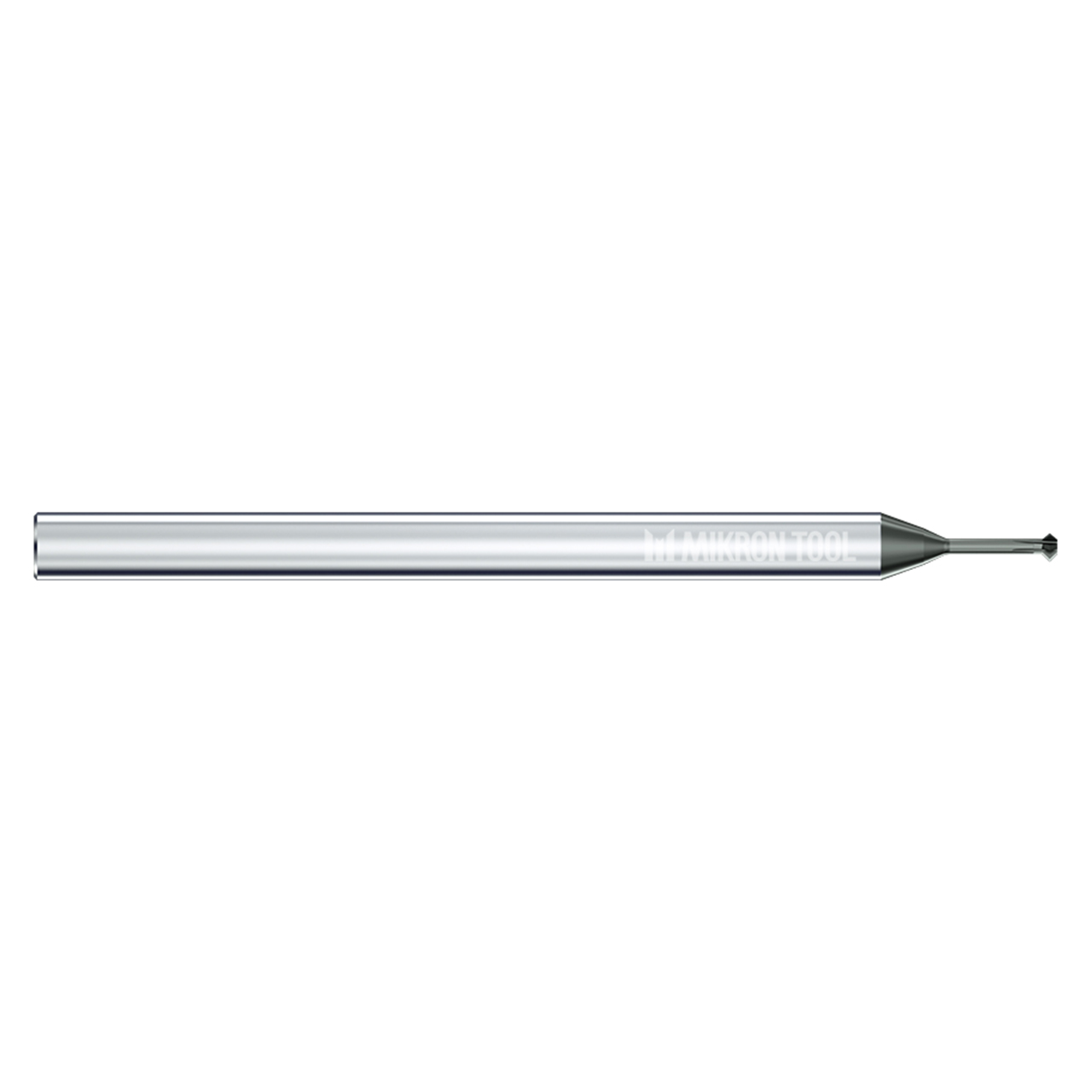 Mikron Tool 2.DC.03370090.1 | CrazyMill Chamfer 0.93mm Size x 3.70mm Head Diameter x 4.00mm Shank x 11.10mm LOC x 60.00mm OAL 5 Flute eXedur RIP Coated Double Chamfer Tool