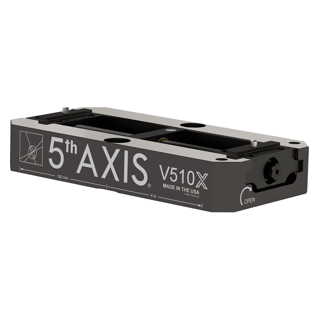 5th Axis CERX-40 | 2.480" x 2.410" Size Steel 4100 Roundbar Fixture
