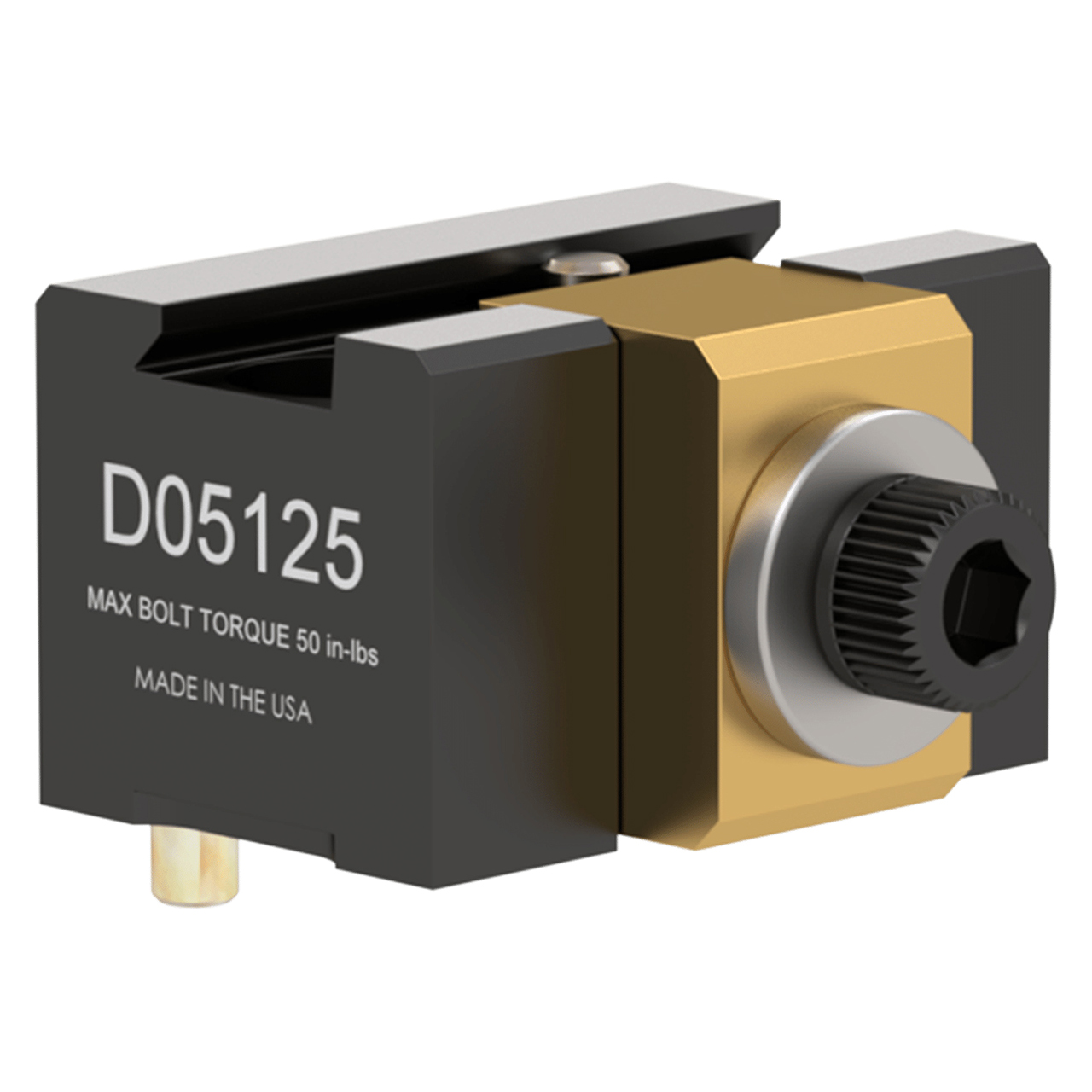 5th Axis D05125 | 1.230" x 1.310" x 0.750" Size x 0.800" Depth Steel 4100 Small Dovetail Cutter