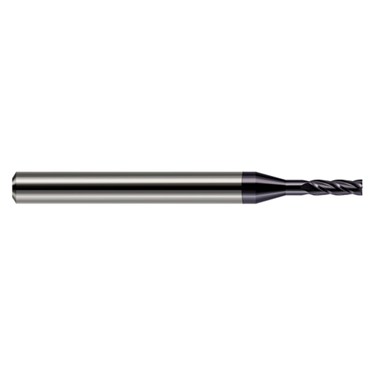 Harvey Tool 678078-C3 | 0.078" Cutter Diameter x 0.234" LOC x 1/8" Shank x 1-1/2" OAL 3 Flutes C3 Coated Carbide Miniature Square End Mill