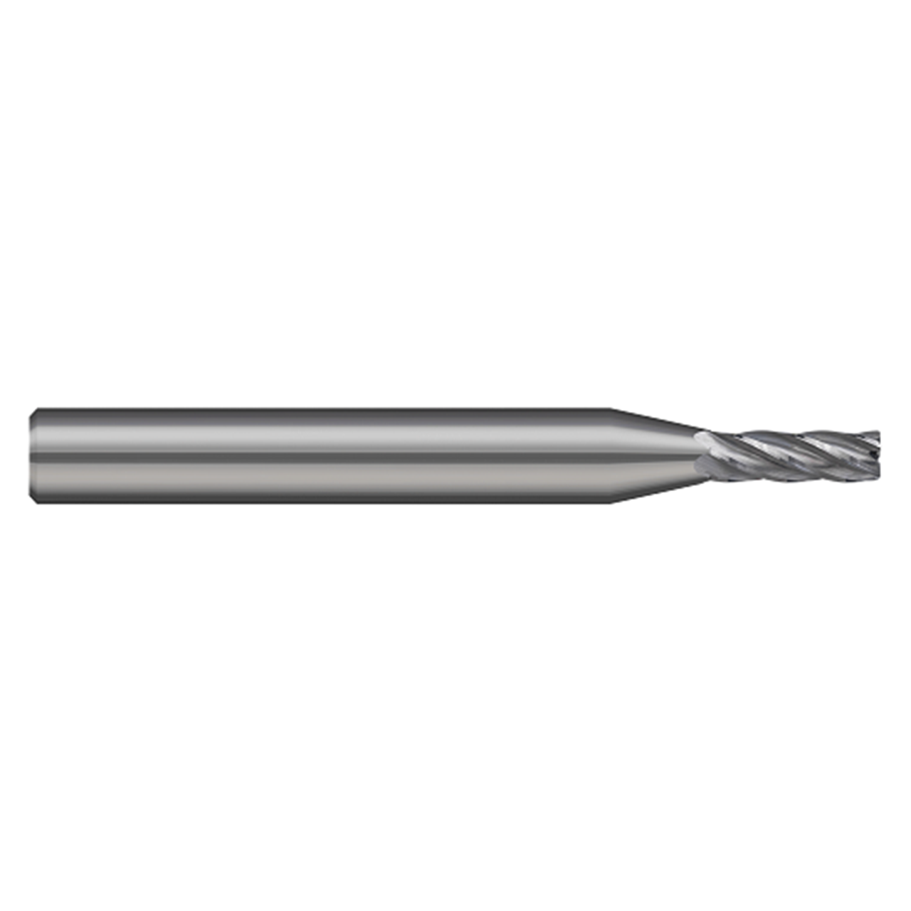 Harvey Tool 719720 | 0.250" Cutter Diameter x 1/4" Shank x 0.750" LOC x 2-1/2" OAL x 0.020" Radius 5 Flute Uncoated Carbide Miniature Corner Radius End Mill