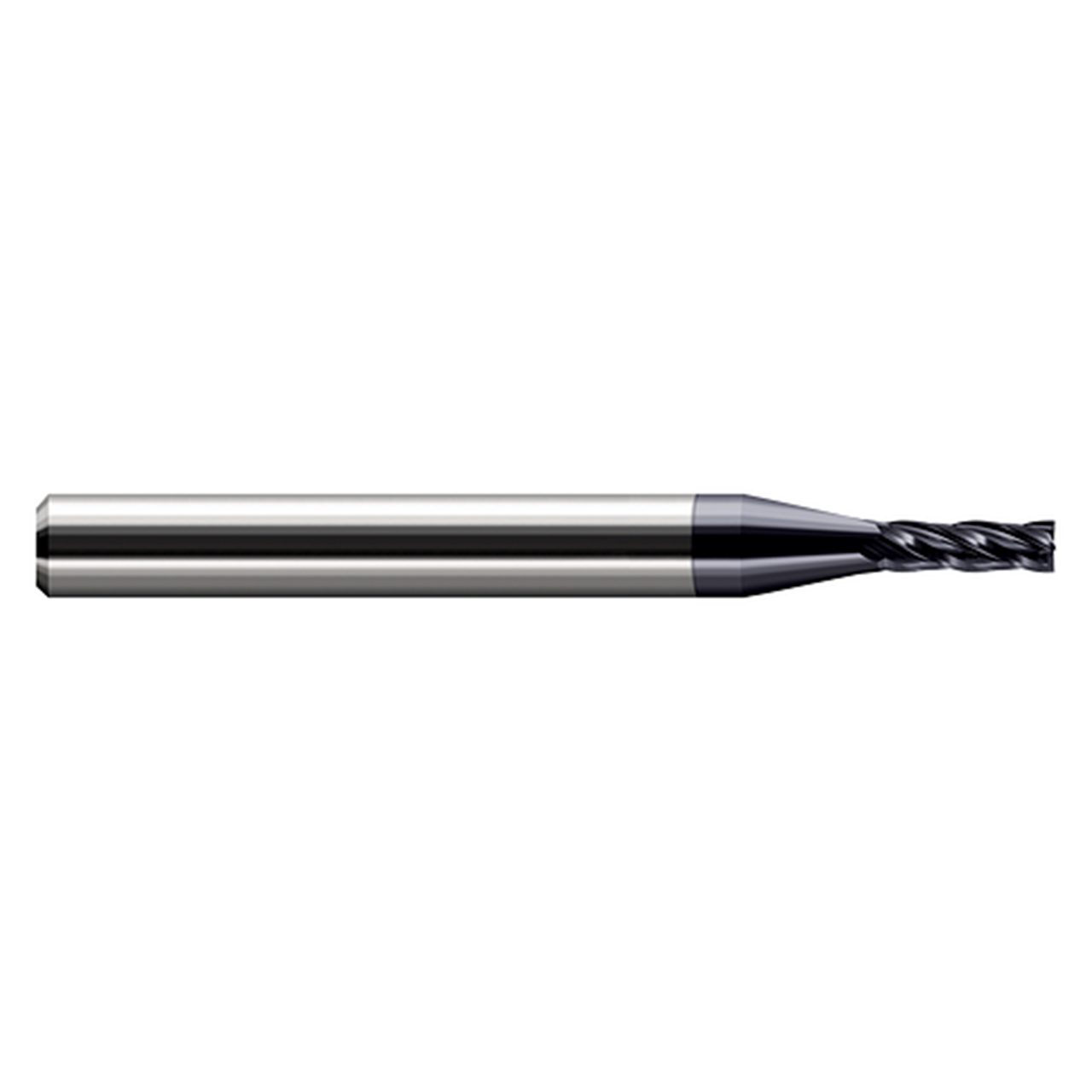 Harvey Tool 73265-C3 | 0.265" Cutter Diameter x 0.750" LOC x 5/16" Shank x 2-1/2" OAL 4 Flutes C3 Coated Carbide Miniature Square End Mill