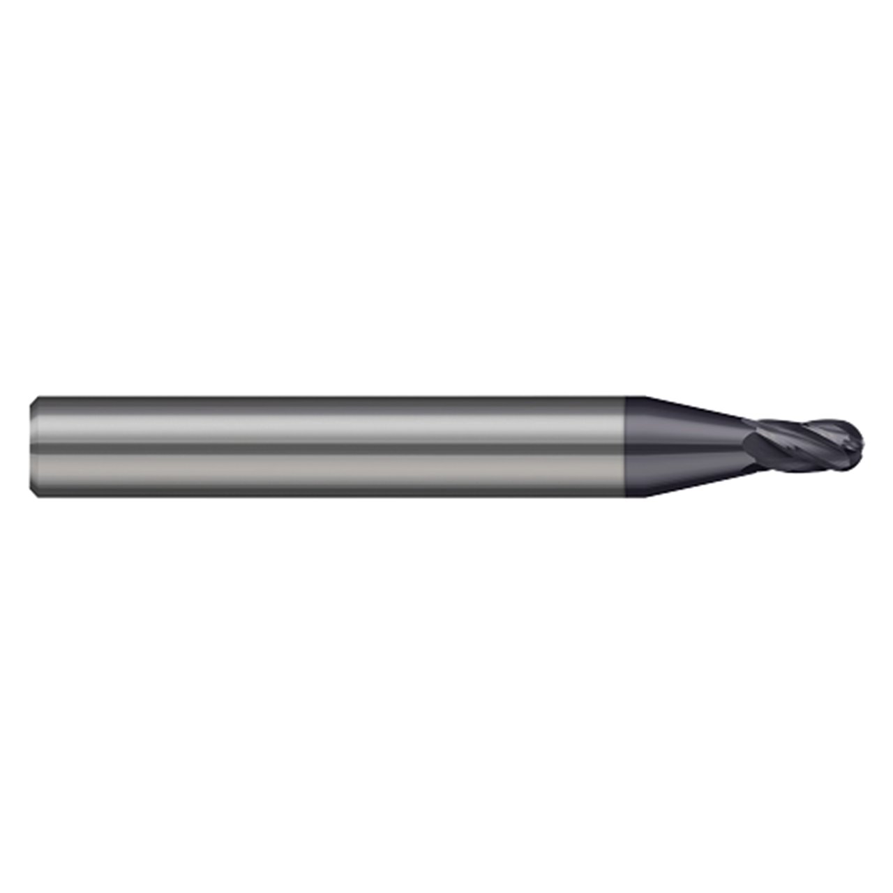 Harvey Tool 714870-C3 | 0.070" Cutter Diameter x 0.105" LOC x 1/8" Shank x 1-1/2" OAL 5 Flute C3 Coated Carbide Miniature Ball End Mill