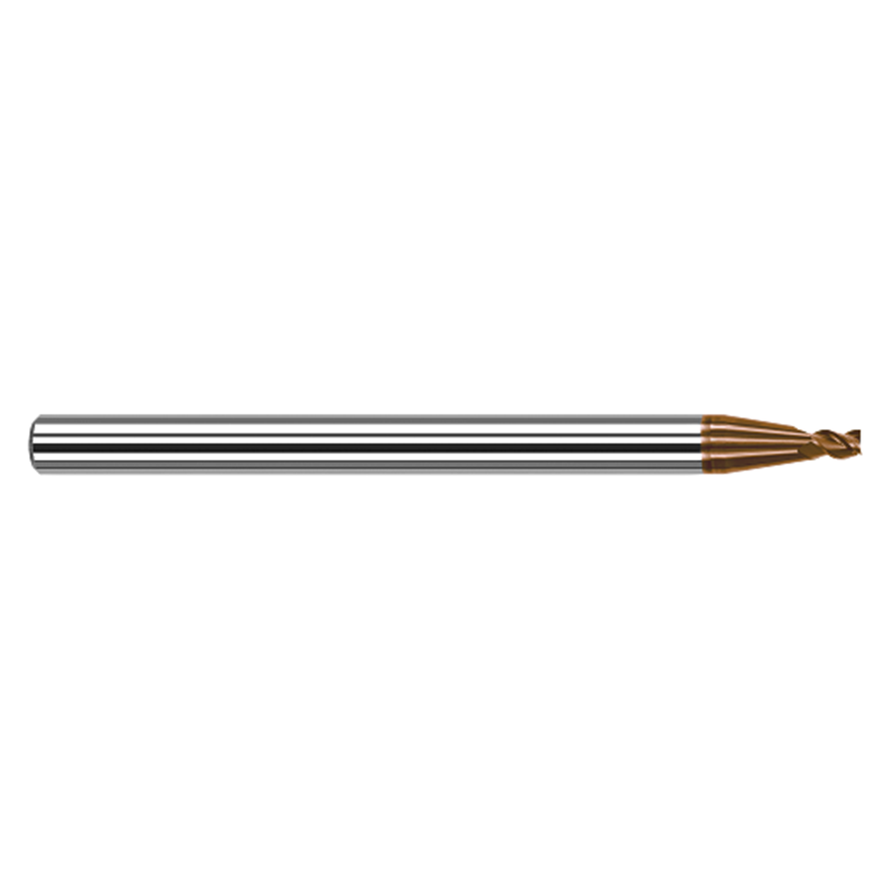 Harvey Tool 841693-C10 | 0.093" Cutter Diameter x 0.140" LOC x 1/8" Shank x 1-1/2" OAL 4 Flutes C10 Coated Carbide Square End Mill