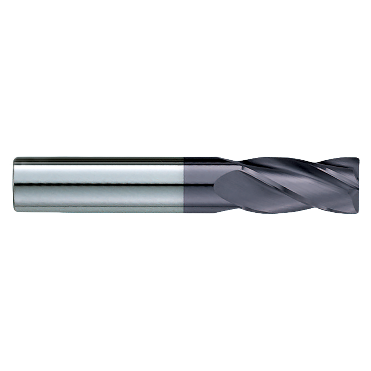 Garr Tool 02677 | 16.00mm Diameter x 16.000" Shank x 19.00mm LOC x 75.00mm OAL x 30 Degree Helix Angle 4 Flute TIALN Coated Square End Mill