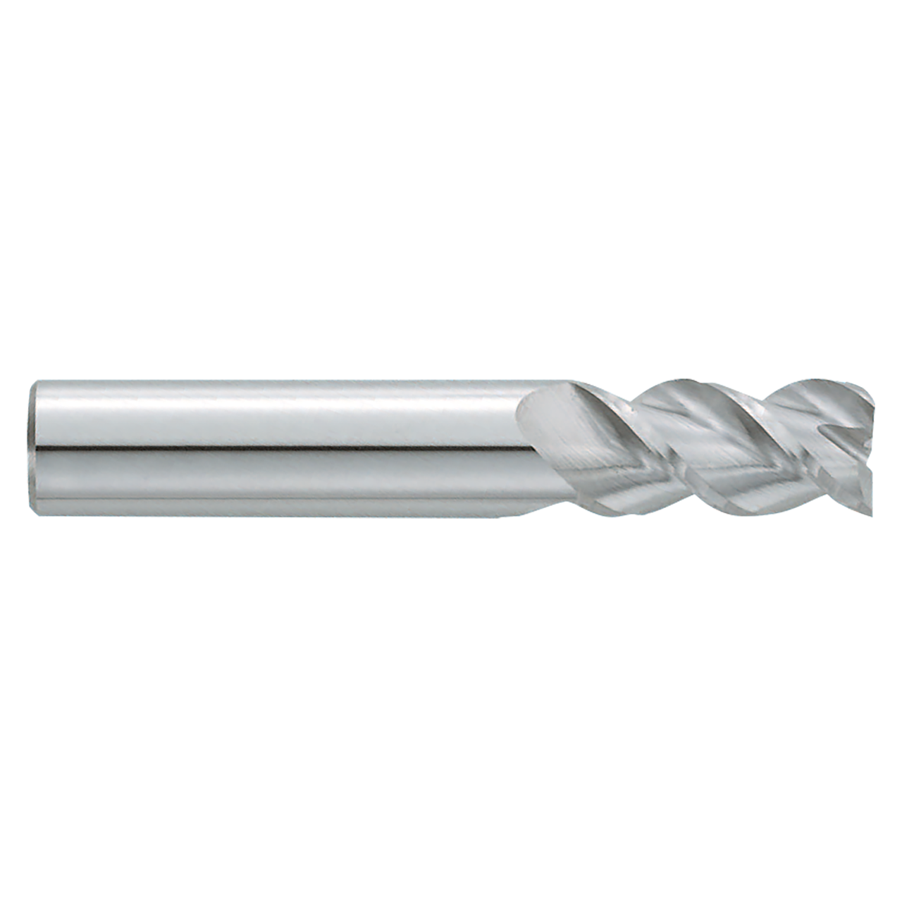 Garr Tool 10090 | 12.00mm Diameter x 12.000" Shank x 16.00mm LOC x 65.00mm OAL x 50 Degree Helix Angle 3 Flute Square End Mill