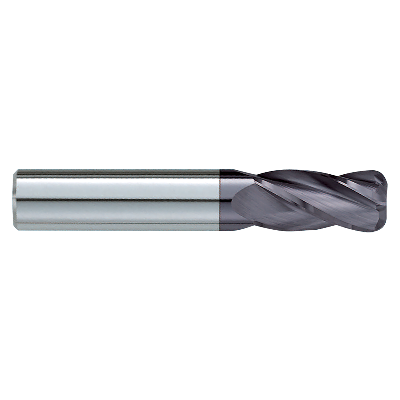 Garr Tool 30884 | 16.00mm Diameter x 16.000" Shank x 19.00mm LOC x 75.00mm OAL x 4.000" Radius x 30 Degree Helix Angle 4 Flute Corner Radius End Mill