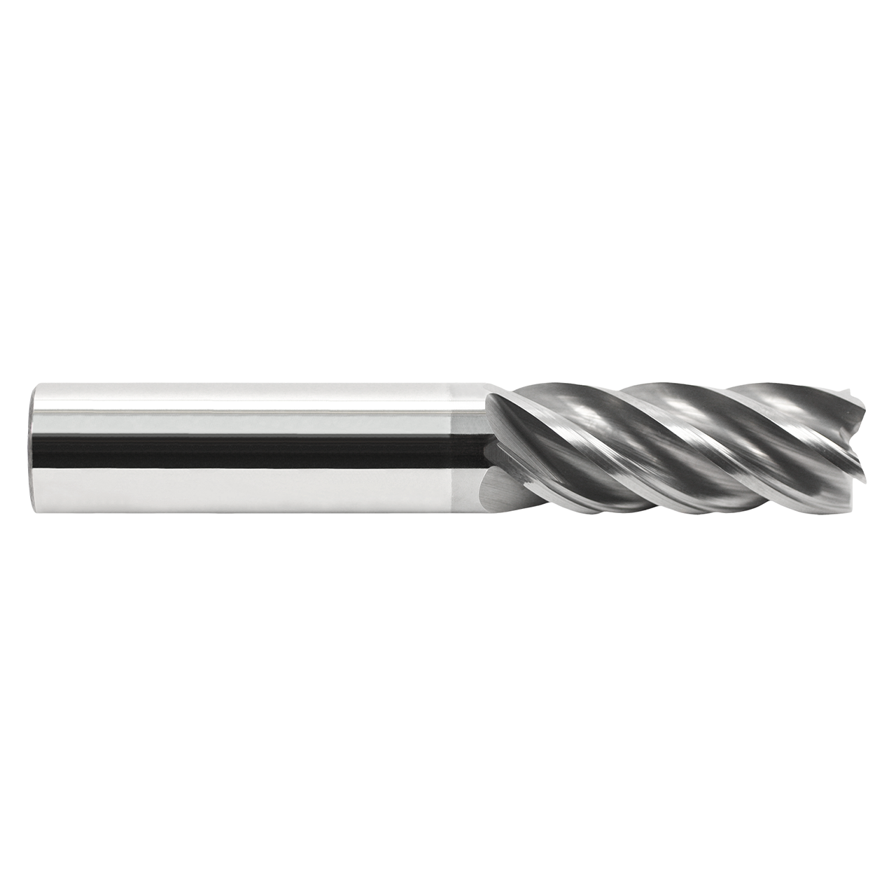 Garr Tool 50048 | 12.00mm Diameter x 12.000" Shank x 32.00mm LOC x 75.00mm OAL x 35 Degree Helix Angle 5 Flute ALCRN Coated Square End Mill