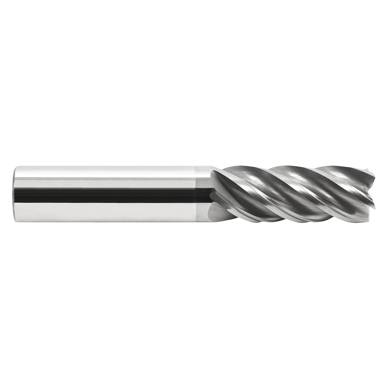Garr Tool 50301 | 12.00mm Diameter x 12.000" Shank x 26.00mm LOC x 100.00mm OAL x 35 Degree Helix Angle 5 Flute ALCRN Coated Square End Mill