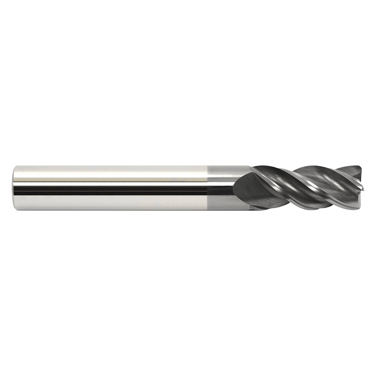 Garr Tool 50363 | 12.00mm Diameter x 12.000" Shank x 26.00mm LOC x 75.00mm OAL x 0.300" Radius x 35 Degree Helix Angle 4 Flute Corner Radius End Mill