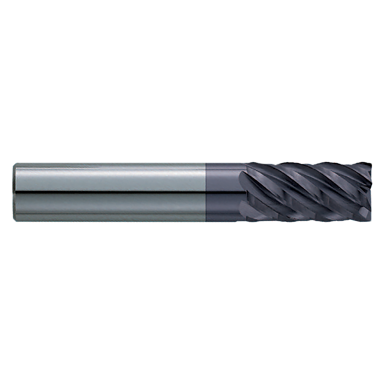Garr Tool 51557 | 12.00mm Diameter x 12.000" Shank x 26.00mm LOC x 75.00mm OAL x 40 Degree Helix Angle 6 Flute ALTIN Coated Square End Mill