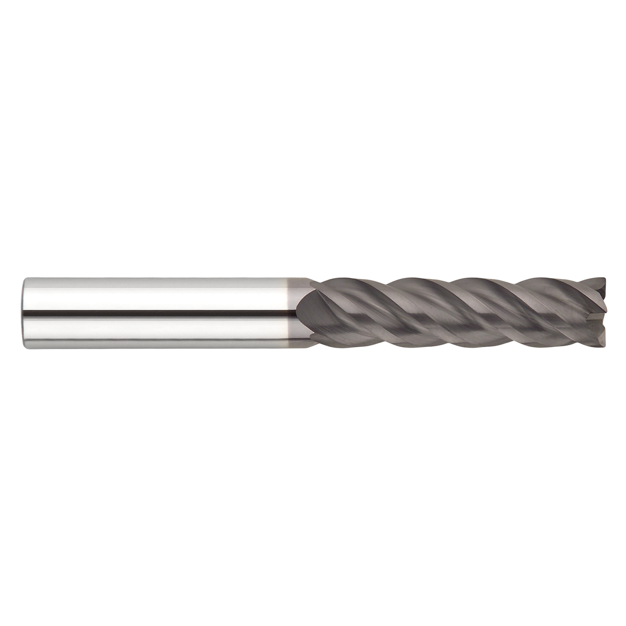 Garr Tool 61444 | 16.00mm Diameter x 16.000" Shank x 19.00mm LOC x 75.00mm OAL x 41 Degree Helix Angle 4 Flute ALTIN Coated Square End Mill