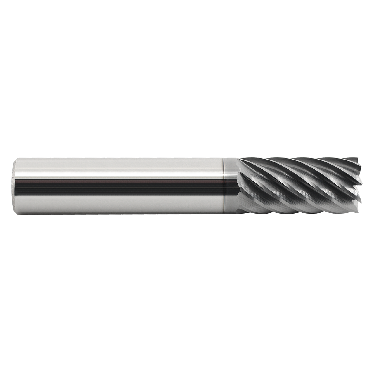 Garr Tool 98438 | 12.00mm Diameter x 12.000" Shank x 32.00mm LOC x 75.00mm OAL x 38 Degree Helix Angle 9 Flute ALCRN Coated Square End Mill