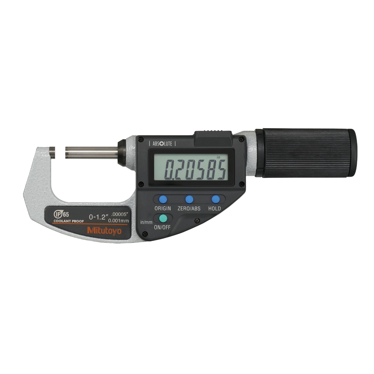 Mitutoyo 293-676-22 | 0 - 1.200" Range x  +/-0.0001" Accuracy 293 Series Electronic Outside Micrometer
