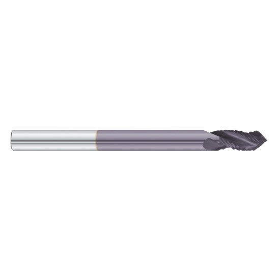 Fullerton Tool 15678 | 1/2" Solid Carbide TiAlN Jobbers Length Drill