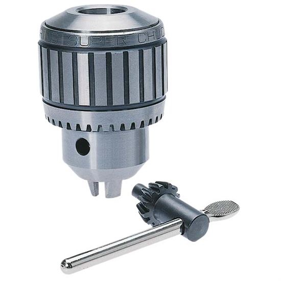 Colton Industrial Tools 30008  1/8 - 3/4 Capacity Heavy-Duty Ball  Bearing Keyed Drill Chuck, 4JT Taper Mount, TiN Coated Jaws - Colton Tools