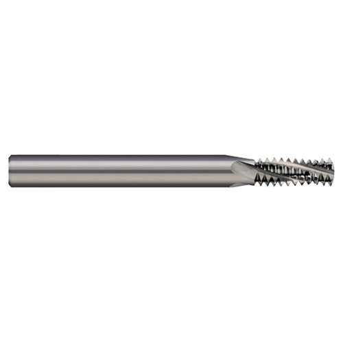 Micro 100 TM-27NPT | 1/16 u0026 1/8 NPT-27 TPI 0.437 LOC 3 Flute Uncoated  Carbide Helical Flute Thread Mill