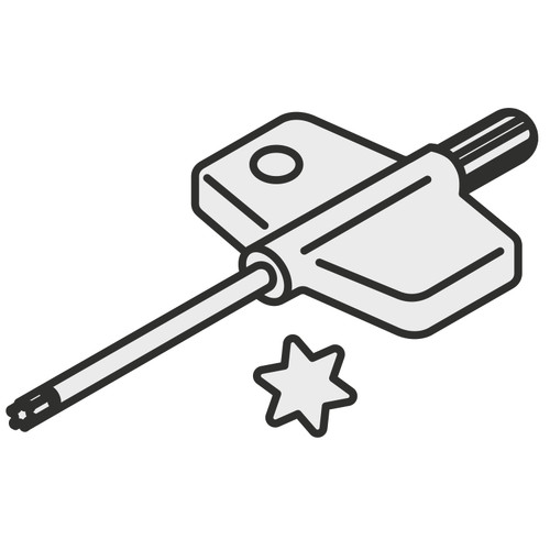 Pramet PT-8001 | Flag Torx Key - All Industrial Tool Supply