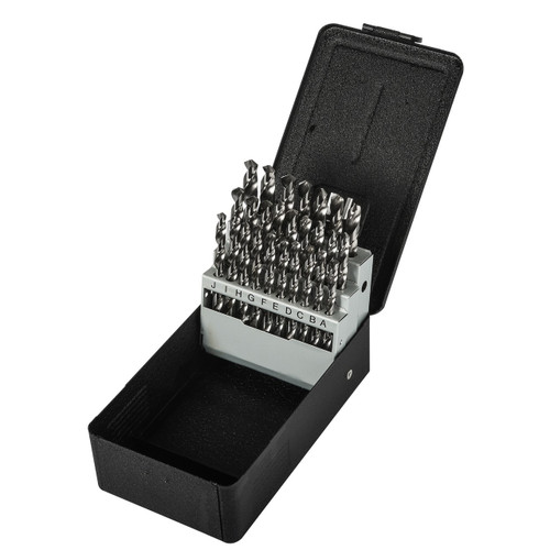 Precision Twist Drill C26R15PSET 118 Degree Point Angle Steam Tempered Coated Drill Bit Set