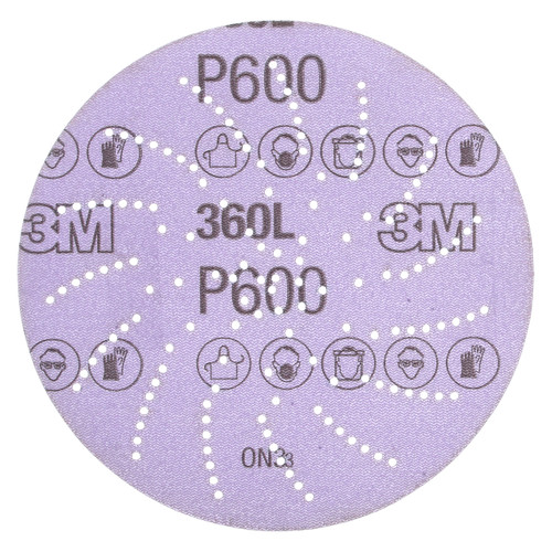 3M 7010029938 Xtract 5 Diameter 360L P600 Grit Aluminum Oxide Film 3m-7010029938-xtract-5-diameter-360l-p600-grit-aluminum-oxide-film