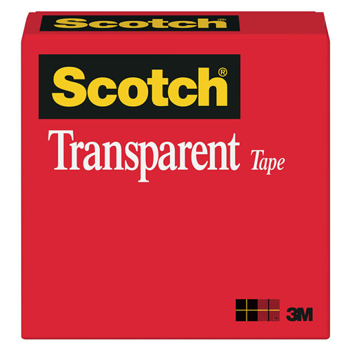 7100017512 600 SCOTCH TAPE .5X2592 CLEAR