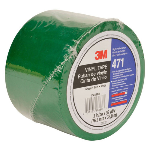 3M 7010375094 36 yd x 3.000" Width x 5.2 mil Thickness Vinyl Tape