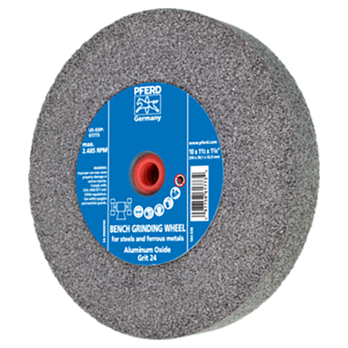 Pferd 39008745 61773 10" Diameter x 11/2" Width 24 Grit Cast iron