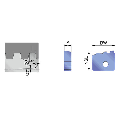 Tungaloy 2417196 | CR-5B75-3E#2 AH725 5.21mm Thickness x 14.73mm Length ...