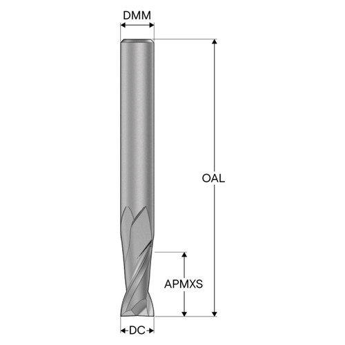 Seco Tools 10268851 | C5121-.375D2S.0Z2 0.375