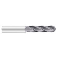 Fullerton Tool 35335 1//2 Diameter x 1//2 Shank x 1-1//4 LOC x 3 OAL 4 Flute FC20 Solid Carbide Radius End Mill