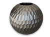 Black Mango Wood Collection - Honeycomb Large Round Centerpiece