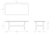 Oak Nexus Trestle Dining Table