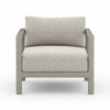 Oceanside Outdoor Teak Lounge Chair - Weathered Grey