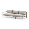 Silhouette Outdoor Sofa, Washed Brown