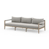 Silhouette Outdoor Sofa, Washed Brown