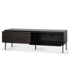 Teak Grooves TV Stand Media Cabinet 64"