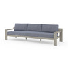 Hope Ranch Teak Outdoor Sofas - Weathered Grey