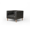 Devon Leather Chair - NW Ebony