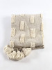 Jodi Blanket Decorative Throw Handmade Cream