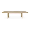 Hannah Rounded Rectangular Coffee Table Light Oak
