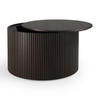 Mahogany Roller Max Round Coffee Table