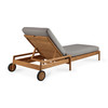 Teak Jack Outdoor Adjustable Sun Lounger