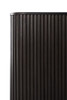 Mahogany Roller Max Dark Brown Square Side Table