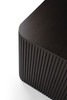 Mahogany Roller Max Dark Brown Square Side Table